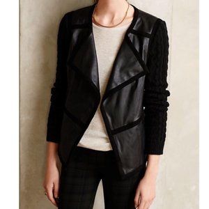 Never worn Anthropologie Vegan Leather Moto Jacket